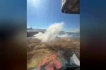 Bandırma’da çıkan anız yangını söndürüldü