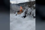 Bartın’da 1125 metre rakımda çıkan ev yangını korkuttu