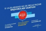 BARÜ 8. Uluslararası Ar-Ge Proje Pazarı başvuru süresi uzatıldı 