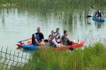 BARÜ’lü öğrenciler doğal gölette kano eğitimi aldı