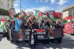 Başakşehir’de "Büyük Aksa Tufanı Gençlik Yürüyüşü" düzenlendi