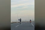 Başakşehir’de tehlikeli motosiklet gösterisi yapan sürücü yakalandı