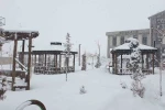 Başkale’de kar yağışı