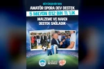 Başkan Büyükkılıç’tan amatör spora 5.6 milyon TL’lik dev destek