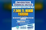 Başkan Büyükkılıç’tan eğitime destek: 7 bin 500 TL nakdi yardım