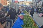 Başkan Eyüp Kahveci’den pazar ziyareti