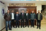Başkan Faruk Özlü esnaf odalarını ziyaret etti