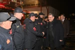 Başkan Genç’ten yılbaşında görev yapan personele ziyaret