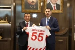 Başkan Halit Doğan, Bakan Murat Kurum’a Samsun projelerini anlattı