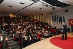 Başkan Özlü gençlere hem kariyer sırlarını hem de yeni hayalini anlattı 