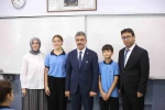 Başkan Şenol Dinç minik öğrencinin sözünü yerde bırakmadı