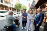 Başkan Tahmazoğlu, çarşı esnafı ve vatandaşlarla buluştu