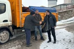 Başkan Taşkın, karla mücadele çalışmalarını sahada inceledi