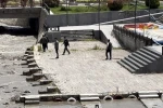 Başkan Yazıcıoğlu akıntıyla gelen ağaç parçalarını kendi elleriyle topladı 