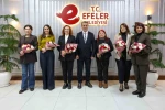 Başkan Yetişkin’den kadın meclis üyelerine anlamlı davranış