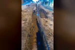 BASKİ’den Ayvalık’ta kanal hattı göçüğüne 36 saatlik kesintisiz müdahale