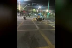 Batman’da 2 kişinin yaralandığı kaza anı güvenlik kameralarına yansıdı