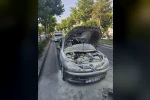 Batman’da araç yangını vatandaşların müdahalesiyle söndürüldü