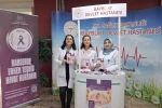 Bayburt’ta meme kanseri farkındalık standı açıldı