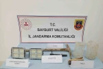 Bayburt’ta sit alanında izinsiz kazı yapan 4 şüpheli yakalandı