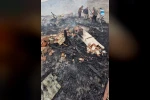 Bayburt’un Yazyurdu köyünde çıkan yangında 5 ev kullanılamaz hale geldi