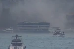 Bebek Sahili’nde teknede çıkan yangın söndürüldü