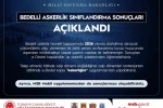 Bedelli askerlik sınıflandırma sonuçları açıklandı 