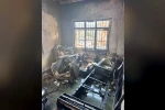Belen’de ev yangını