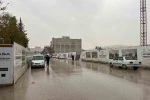 Besni’de sağanak yağış etkili oldu