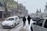 Besni’de yoğun kar yağışı başladı
