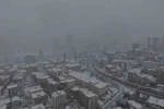 Beyaza bürünen Kartal havadan görüntülendi