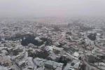 Beyaza sürünen Eskişehir’de kar bereketi