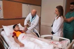 Beyin kanaması geçiren çocuk ameliyatsız tedavi ile hayata tutundu