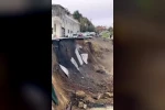 Beylikdüzü’nde bina inşaatının yapıldığı yolda göçme