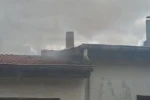 Beypazarı’nda dükkan çatısında çıkan yangın söndürüldü