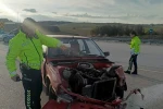 Beyşehir’de otomobil tırla çarpıştı: 2 yaralı