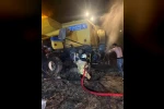 Biçerdöverde çıkan yangın itfaiye ekiplerince söndürüldü