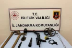 Bilecik’te define operasyonu: 3 şüpheli suçüstü yakalandı