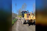 Bilecik’te arazi yollarında greyderle düzenleme çalışması