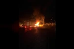 Bilecik’te seyir halindeki otomobil alev alev yandı