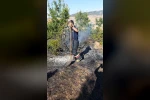 Bingöl’de yol kenarında çıkan yangın söndürüldü
