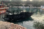 Bir teknede başlayan yangın diğerlerine de sıçradı: 6 tekne zarar gördü 
