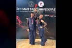 Bir yanında koyun sürüsü, diğer yanında dans pisti