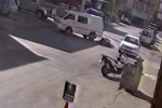 Bisikletle çay servisi yapan garson ölümden döndü 