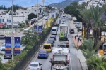 Bodrum’a 24 saatte 20 bin araç giriş yaptı