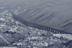 Bolu Dağı’nda kartpostallık kar manzarası