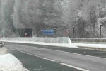 Bolu Dağı’nda yollar açık, kar yağışı ise tipi şeklinde