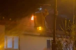 Bolu’da 2 katlı evin bacasında yangın