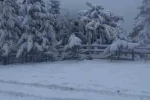 Bolu’da kış turizmine yapay kar desteği