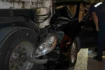 Bolu’da lüks SUV park halindeki tıra çarptı: 1 yaralı